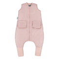 Pijama Manta con Calcetines Antideslizantes 2.5 TOG.-  Navy & Pink Stripes